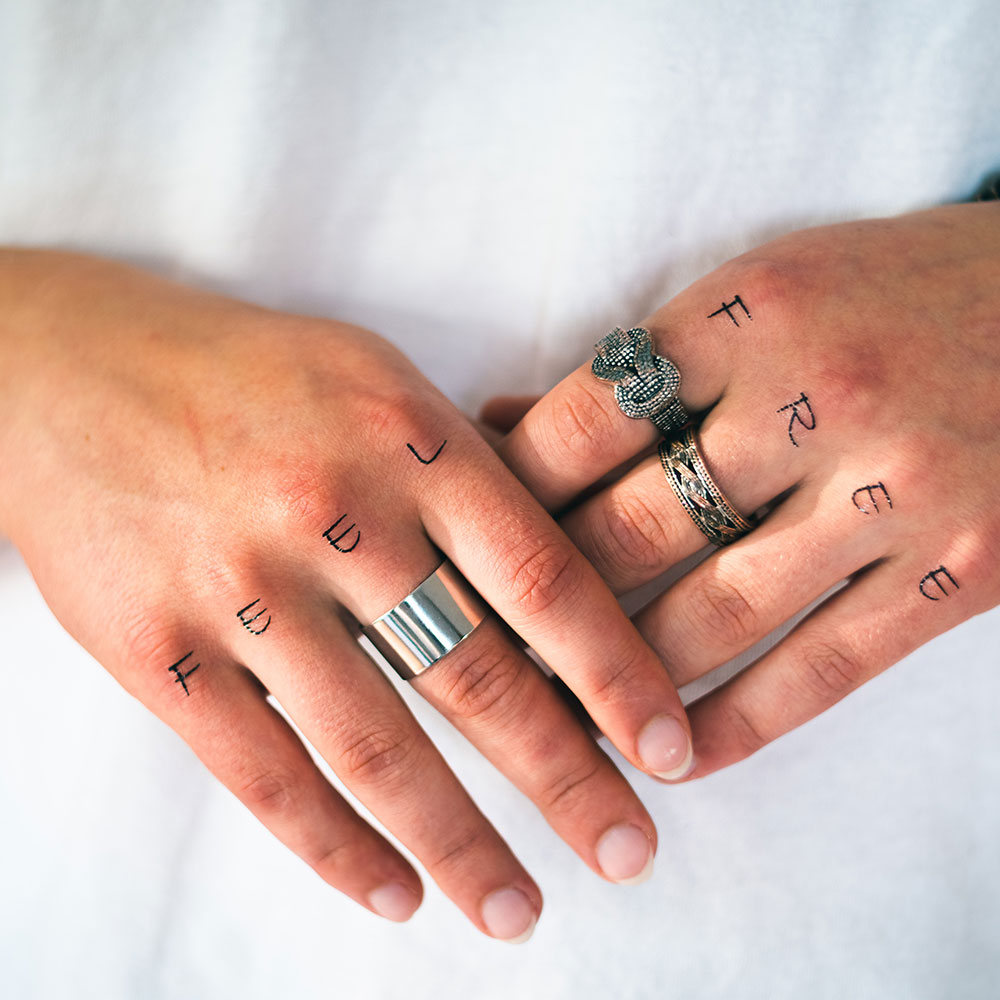 Klebetattoos Temporäre Fake Tattoos individuell eigenes Motiv konfigurieren