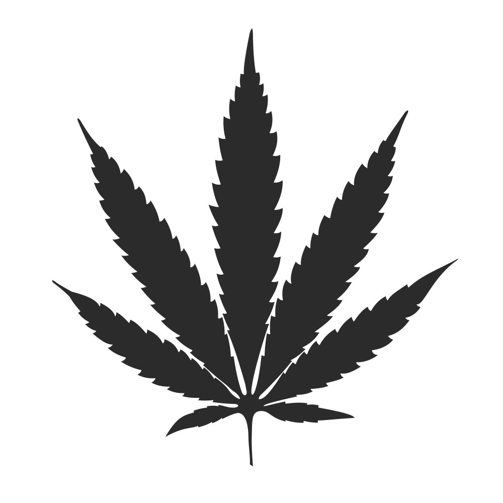 Cannabisblatt Fake Tattoo "Legalize"