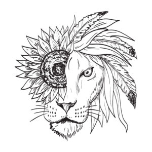 Sunflower Lion